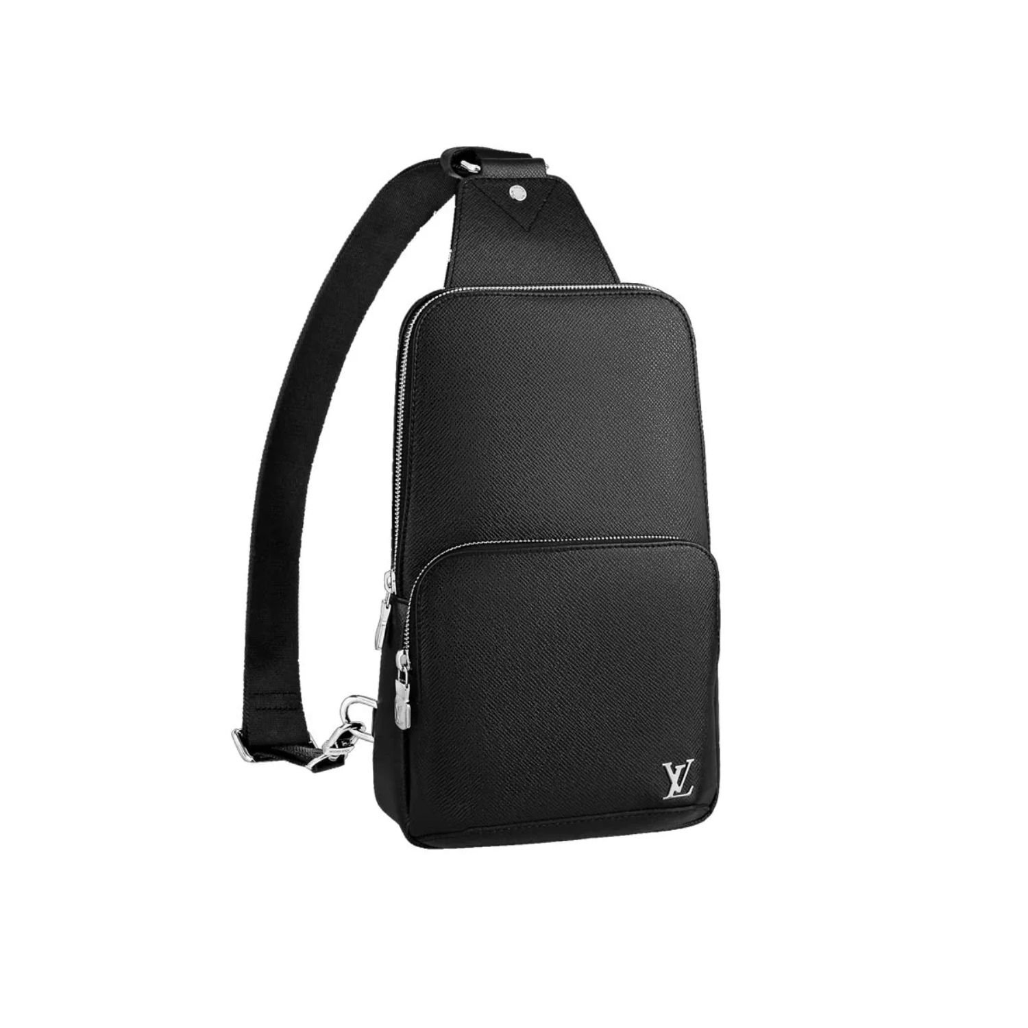 Copy-of-Bag.jpg Louis Vuitton Avenue Sling Bag Taiga Black For Men, Men's Bags, Messenger And Crossbody Bags 12.2in/31cm LV M30443 - Image 1