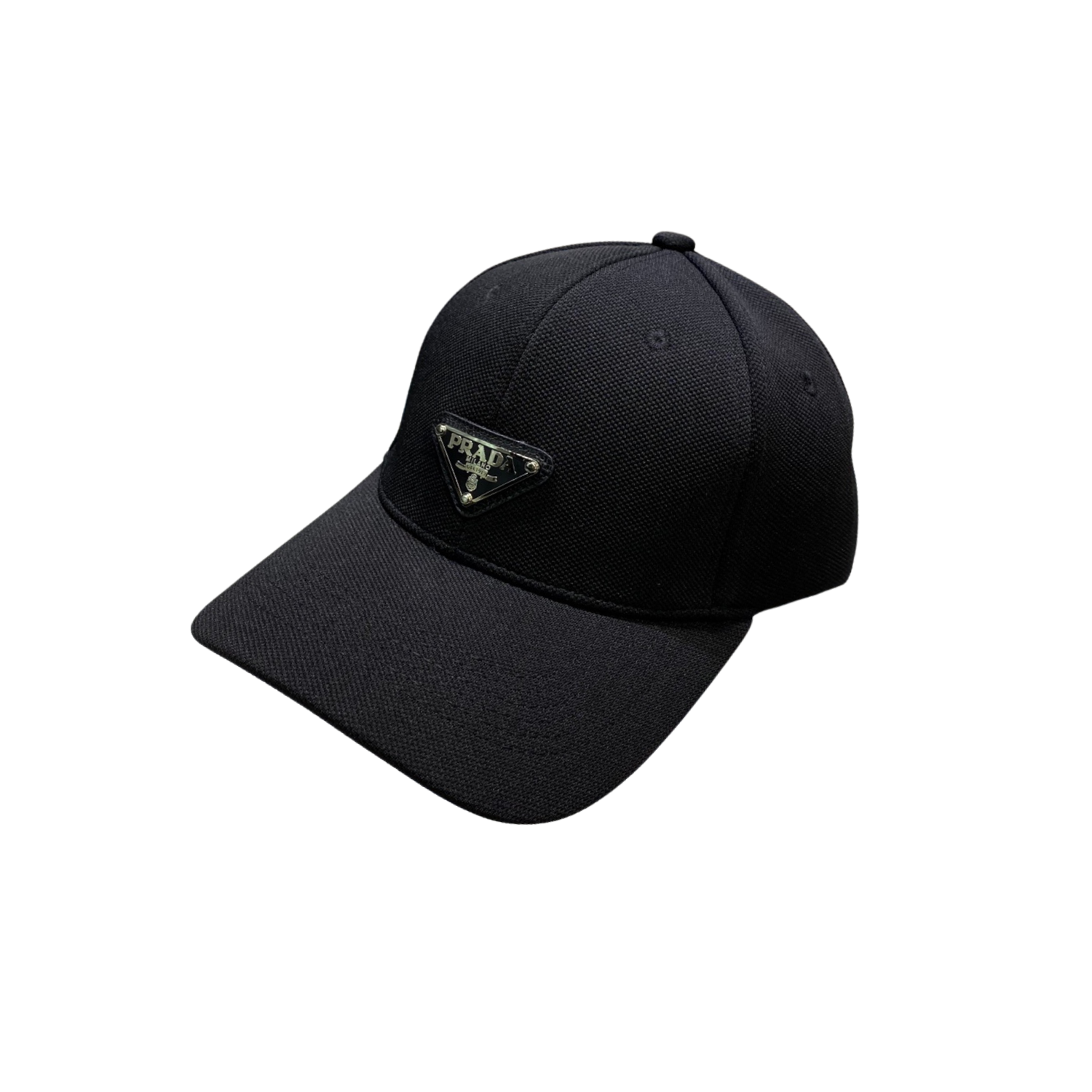 Copy-of-Product-Thumbnail-14.png Prada Drill Baseball Cap Black Prada Cap - Image 1