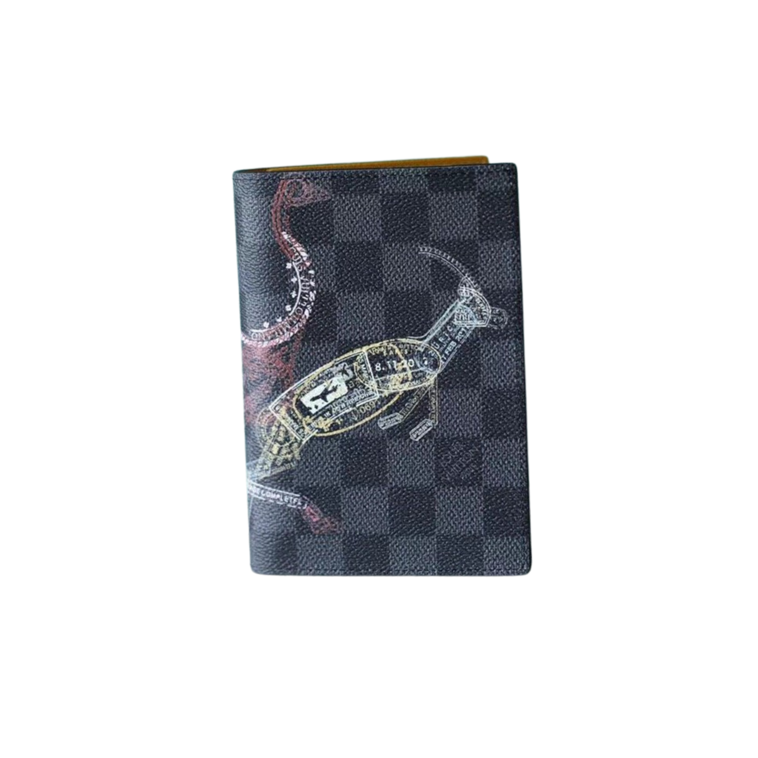 Copy-of-Product-Thumbnail-2025-06-18T160134.977.png Louis Vuitton Passport Cover Damier Graphite Canvas For Men, Men's Wallet 5.5in/14cm LV N64604 - Image 1