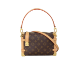 Louis Vuitton Side Trunk MM Monogram Canvas For Women, Women’s Bags, Shoulder And Crossbody Bags 9.3in/23.5cm LV