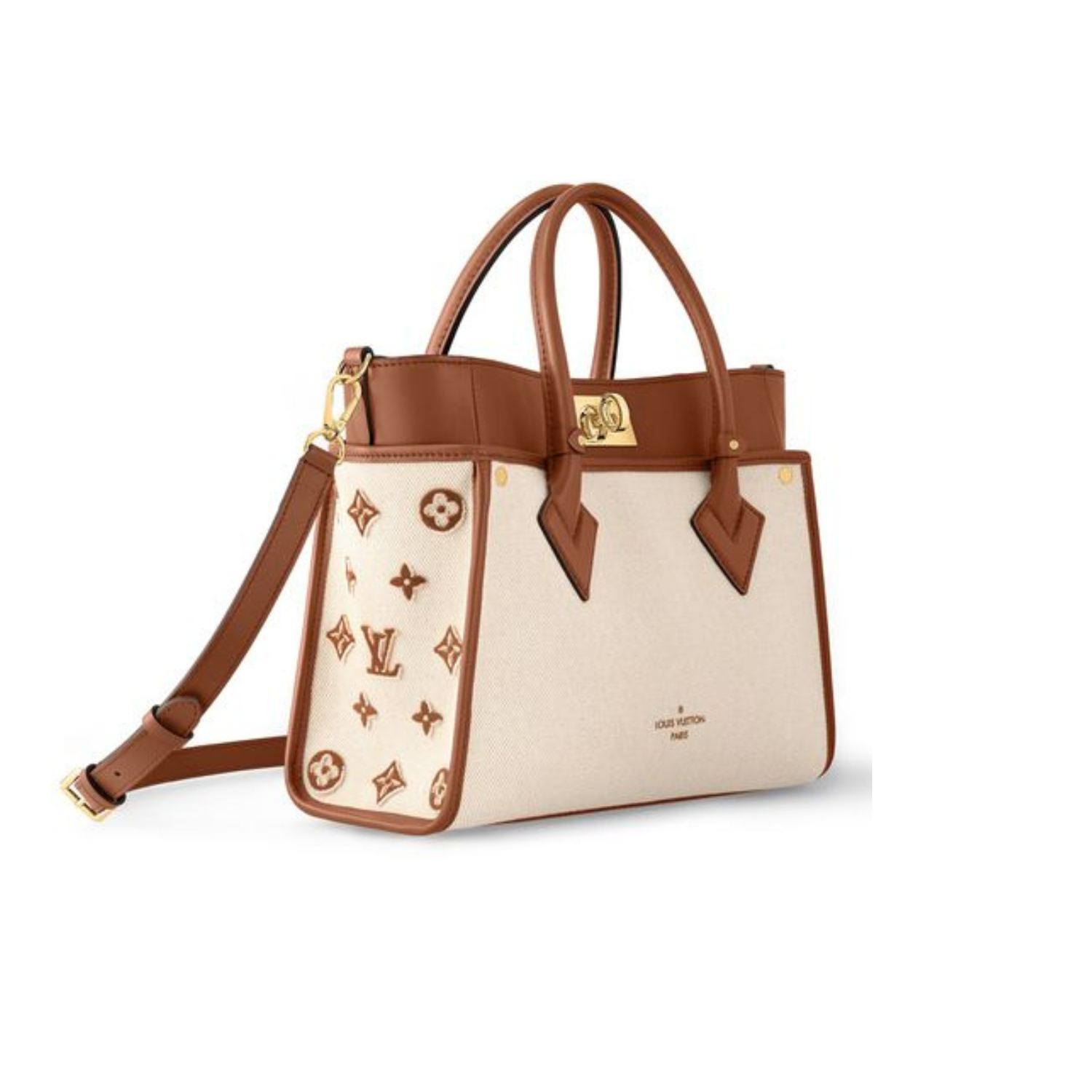 Copy-of-Product-Thumbnail-2025-06-24T165819.526.png Louis Vuitton On My Tote Bag Brown For Women 9.8in/25cm - Image 1