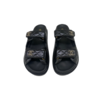 Chanel Sandals With Chanel Logo Black For Women