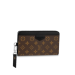 Louis Vuitton Zippy Dragonne Monogram Canvas Black For Women, Women's Wallet 7.5in/19cm LV M69407