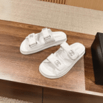 Chanel Sandals With Chanel Logo White For Women