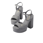 Chanel Sandals Gray For Women- G45740 B17146 NZ517