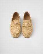 Prada Crochet Loafers Beige For Women 1D437N_2C2T_F0018_F_005 - Image 5