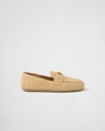 Prada Crochet Loafers Beige For Women 1D437N_2C2T_F0018_F_005 - Image 2