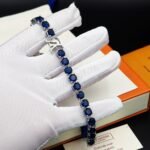 Louis Vuitton Crystal Bracelet Blue For Women - Image 6
