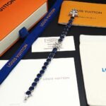 Louis Vuitton Crystal Bracelet Blue For Women - Image 4
