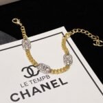 Chanel Double C Bracelet Gold For Women - Image 4
