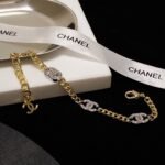 Chanel Double C Bracelet Gold For Women - Image 2