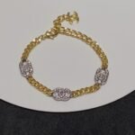 Chanel Double C Bracelet Gold For Women - Image 6