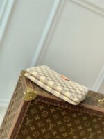 Louis Vuitton Pochette Double Zip Shoulder Bag 7.9in/ 20cm Multicolor Gold Hardware For Women N60460 - Image 4