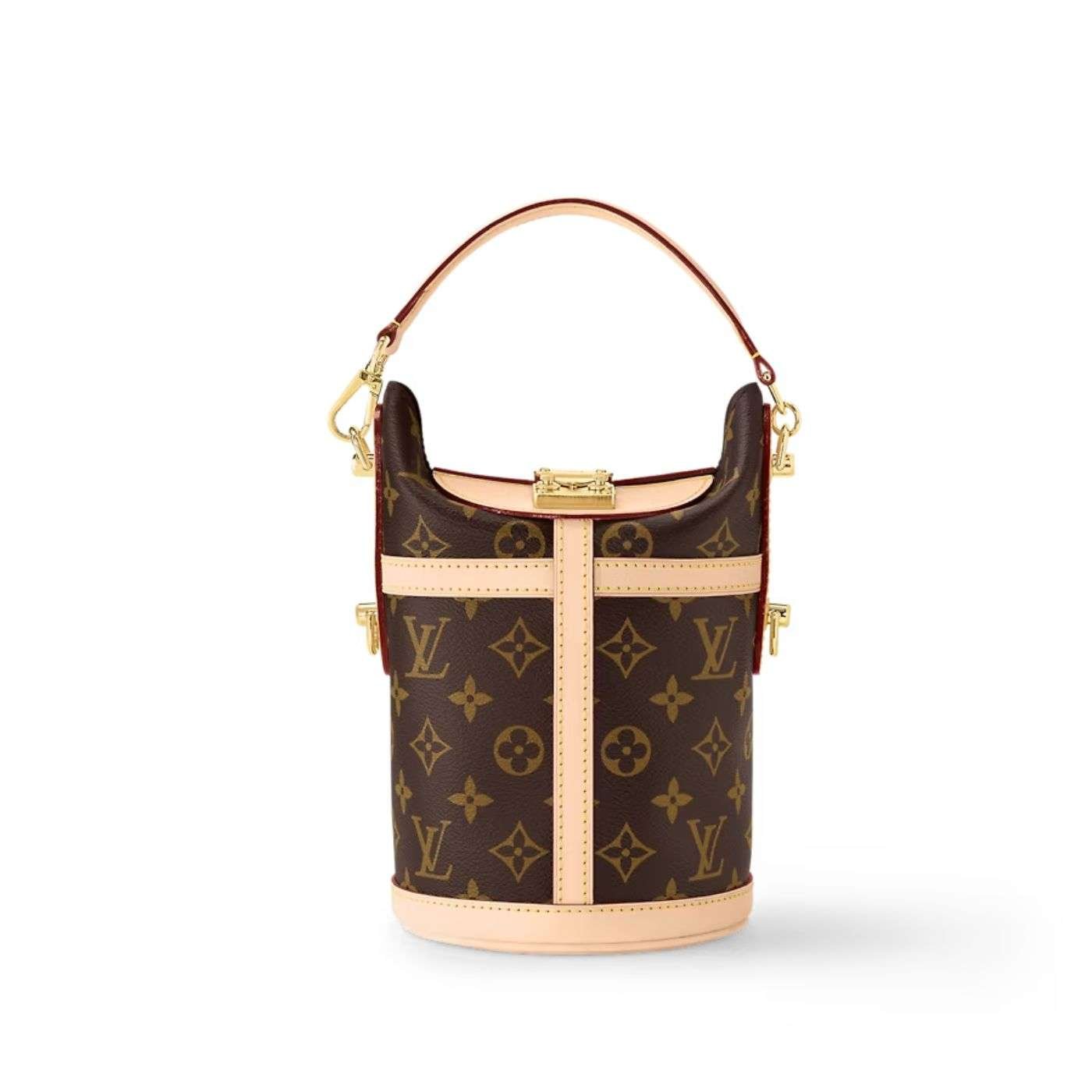 Duffle-Bag-1.jpg Louis Vuitton Duffle Bag Brown For Women 23cm / 9in M43587 - Image 1