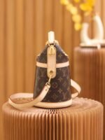 Louis Vuitton Duffle Bag Brown For Women 23cm / 9in M43587 - Image 10