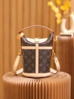 Louis Vuitton Duffle Bag Brown For Women 23cm / 9in M43587 - Image 4