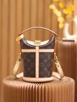 Louis Vuitton Duffle Bag Brown For Women 23cm / 9in M43587 - Image 6