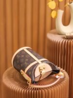 Louis Vuitton Duffle Bag Brown For Women 23cm / 9in M43587 - Image 8