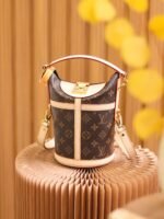 Louis Vuitton Duffle Bag Brown For Women 23cm / 9in M43587 - Image 9