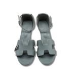 Hermes Encens 50 Sandal Jade Grey For Women