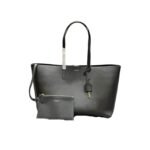 Saint Laurent Ew In Supple Black/Beige For Women‎ 14.5in/37cm 600281CSV0J1000
