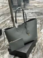 Saint Laurent Ew In Supple Black/White/Grey For Women‎ 14.5in/37cm - Image 23