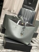 Saint Laurent Ew In Supple Black/White/Grey For Women‎ 14.5in/37cm - Image 21