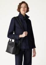 Loro Piana Bale Small Top Handle Bag 6.7in/ 17cm Black For Women Gold Hardware For Women FAO0815 8000 - Image 2