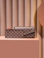 Louis Vuitton Pochette Felicie Shoulder Bag  8.3in/ 21cm Brown Gold Hardware For Women N63032 - Image 11
