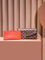 Louis Vuitton Pochette Felicie Shoulder Bag  8.3in/ 21cm Brown Gold Hardware For Women N63032 - Image 6