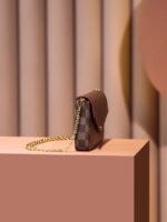 Louis Vuitton Pochette Felicie Shoulder Bag  8.3in/ 21cm Brown Gold Hardware For Women N63032 - Image 10