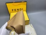 Fendi First Small Shoulder Bag 10in/ 26cm Beige Gold Hardware For Women - Image 8