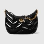 Gucci GG Marmont Small Shoulder Bag Black For Women 10.2 Inches/ 25.9 Cm - 777263 0AABA 1000