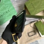 Gucci GG Marmont Keychain Wallet Black 627064 DTDHT 1000 - Image 7