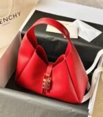 Givenchy Mini G Hobo Shoulder Bag‎ 9.8in/ 25cm Red Gold Hardware For Women BB50QNB1M2-801 - Image 2