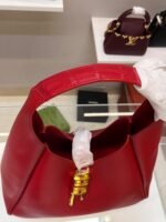 Givenchy Mini G Hobo Shoulder Bag‎ 9.8in/ 25cm Red Gold Hardware For Women BB50QNB1M2-801 - Image 7