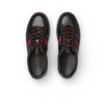 Gucci Ace Sneakers With Web Black For Men ‎849836 AAFN3 1076 - Image 4