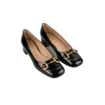 Gucci Women's Ballet Flat With Horsebit Black For Women GG