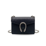 Gucci Dionysus Chain Super Mini Wallet 4.3in/ 11cm Black Palladium Hardware For Women