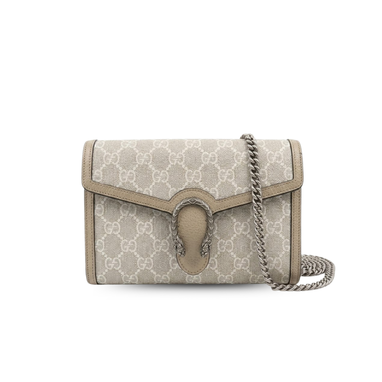 Gucci-Dionysus-Mini-Shoulder-Bag-7.5in-19cm-Beige-White-GG-Supreme-Canvas-Palladium-Hardware-For-Women-421970-UULBN-9683.png Gucci Dionysus Mini Shoulder Bag 7.9in/ 20cm Beige/ White GG Supreme Canvas Palladium Hardware For Women 421970 UULBN 9683 - Image 1