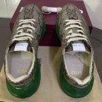 Gucci GG 100 Rhyton Sneaker Green For Men - Image 6