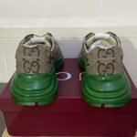 Gucci GG 100 Rhyton Sneaker Green For Men - Image 3