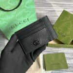 Gucci GG Marmont Card Case Black For Men 4.7in/12cm ‎‎‎722734 1T56F 1000 - Image 2