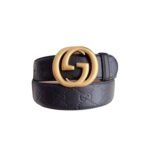 Gucci GG Marmont Embossed Monogram Belt Black 40mm