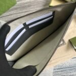 Gucci GG Marmont Pouch 12in/30.5cm Grey Black Hardware For Men 475317 1T56F 1126 - Image 11