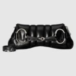 Gucci Horsebit Chain Medium Shoulder Bag Black For Women 15 Inches/ 38 Cm 764255 AACU1 1000 - Image 3