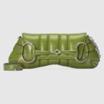 Gucci Horsebit Chain Medium Shoulder Bag Green For Women 15 Inches/ 38 Cm 764255 AACU1 3506 - Image 4