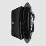 Gucci Horsebit Chain Medium Shoulder Bag Black For Women 15 Inches/ 38 Cm 764255 AACU1 1000 - Image 9