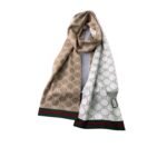 Gucci Monogram Original Scarf Beige 180cm/71in For Women