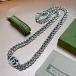 Gucci Necklace Chain Silver For Women - Image 2